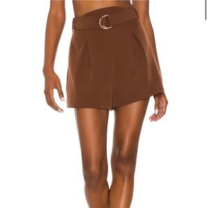 Camila Coelho Maricela Short in Dark Chocolate